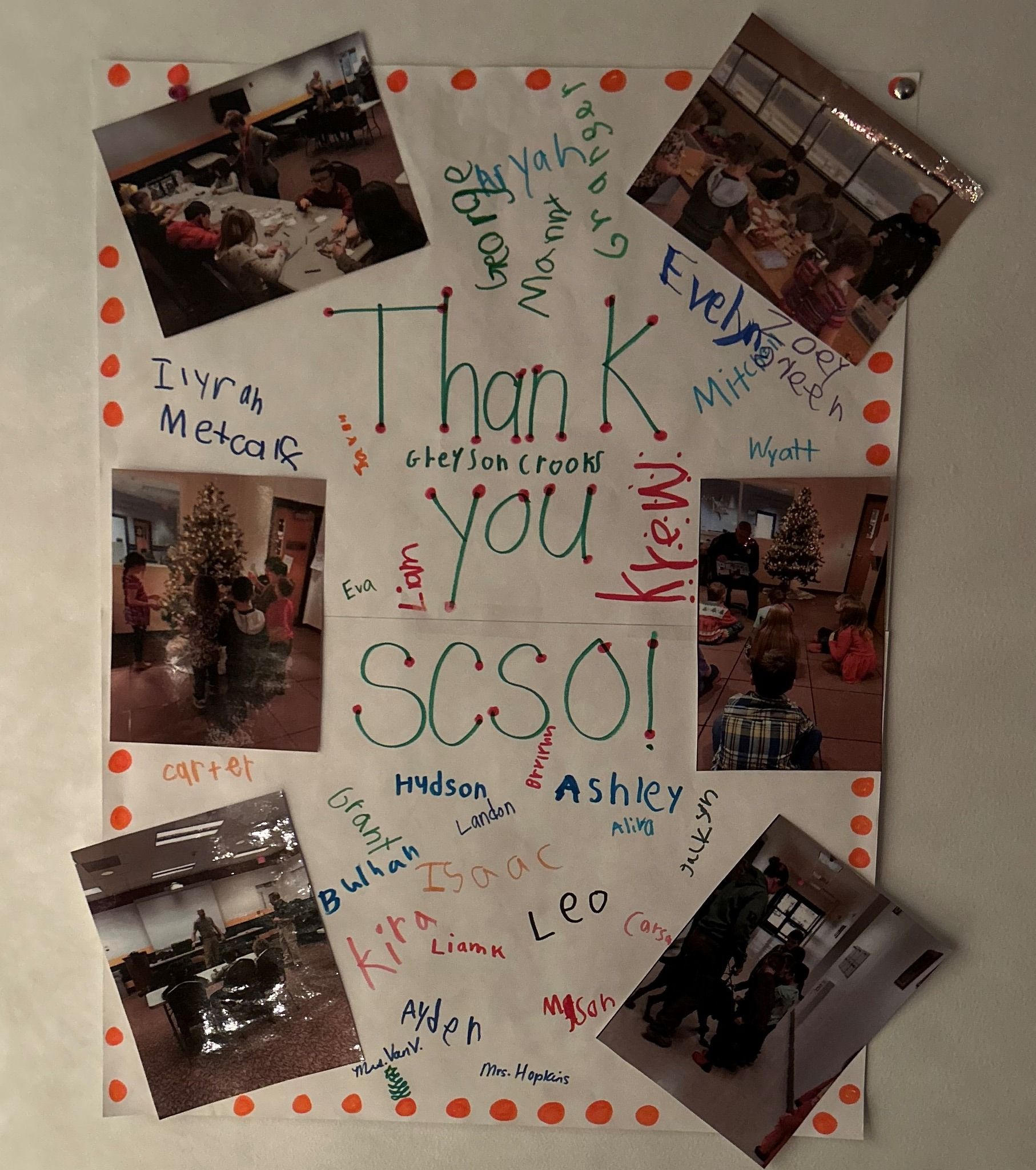 Hammondsport CSD Appreciation Event for Steuben County Sheriff's Office