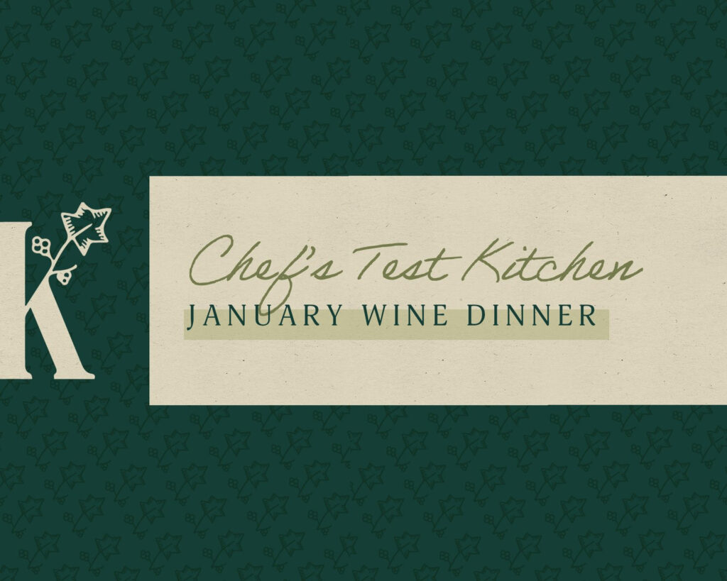 Chef's Test Kitchen Winer Dinner at Knapp Winery