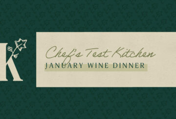 Chef's Test Kitchen Winer Dinner at Knapp Winery