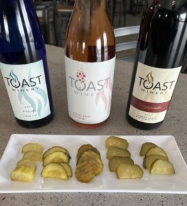 Toast Winery Pickles and Wines Pairing