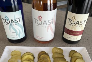 Toast Winery Pickles and Wines Pairing