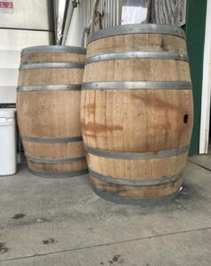 Crafters rejoice! Thirsty Owl Winery has a limited number of used wine barrels for sale – perfect for unique DIY projects or home decor.
