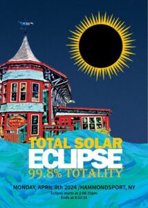 Join the Village of Hammondsport at the head of Keuka Lake for an unforgettable experience as they host a viewing event for the rare solar eclipse on April 8th, 2024.