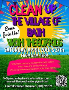 Clean Up the VIllage of Bath Saturday April 20th