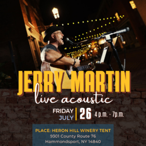 Music, Food, Wine and More at Heron Hill on Keuka Lake and The Canandaigua Tasting Room