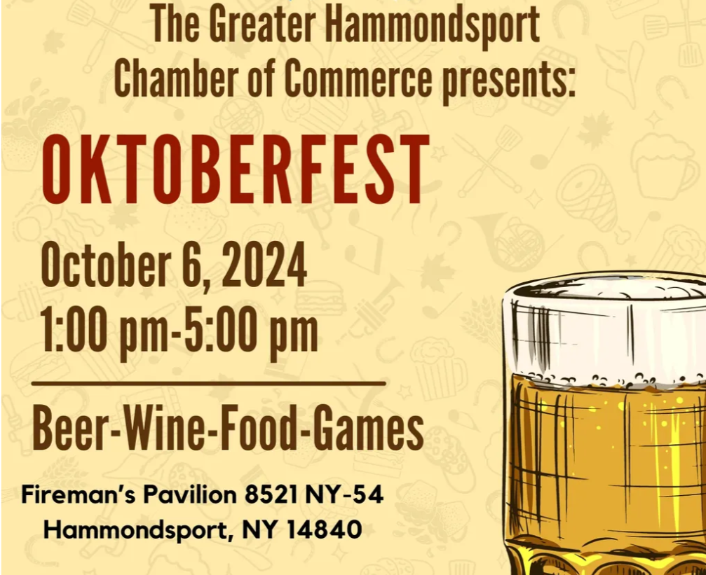 1:00 PM-5:00 PM Hammondsport Fire Station