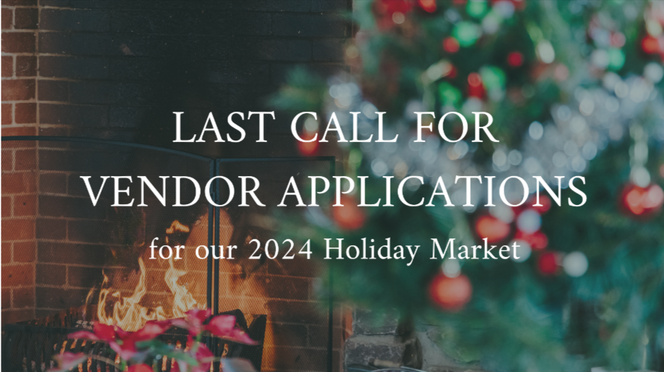 The Holiday Market is back, and we’re looking for diverse vendors to make this year’s event unforgettable! If you're a FLX artisan or producer, this is your chance to shine and spread holiday cheer. Apply to become a vendor today! The Holiday Market takes place on Saturdays, beginning November 9 through December 21. We can't wait for another holiday season filled with all the best local treasures, company, and of course, wine! For a vendor application and more information, email events@pointofthebluff.com