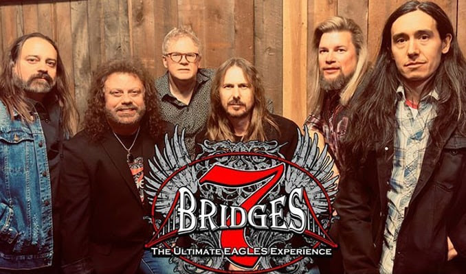 The Ultimate EAGLES Experience is a stunningly  accurate tribute to the music of the Eagles. Using no backing  tracks or harmonizers, 7 Bridges faithfully re-creates the  experience of an Eagles concert from the band’s most prolific  period.