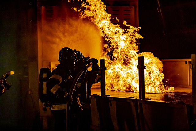 A massive fire devastates Ovid's Main Street, destroying multiple buildings and threatening nearby structures.