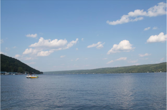 Keuka Lake, as viewed from Hammondsport, N.Y., is an ideal place to spend the day out on the water. Stefani Reynolds for NYup.comSYR