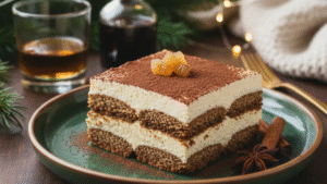 A Decadent Twist on Holiday Tradition: Vegan Spiced Gingerbread Tiramisu